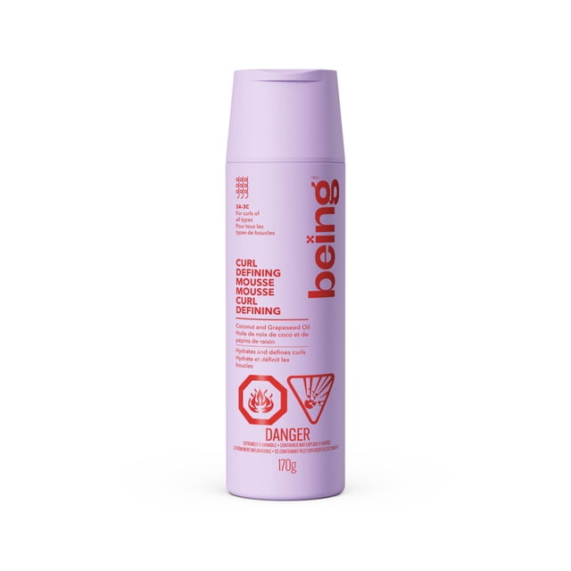 being CURL POWER MOUSSE Curl Defining Foam with Coconut and Grapeseed Oil 170 g