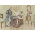 thumbnail image 3 of Carl Fischer-Köystrand 18x14 Black Modern Framed Museum Art Print Titled - House Music, 3 of 5