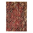thumbnail image 3 of Unique Loom Saturn Collection Area Rug - Aura (10' x 14' 1" Rectangle Burgundy/Cream), 3 of 7