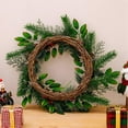 thumbnail image 1 of Christmas Decorations Christmas Balls Red Fruit Green Leaf Pinecone Wreaths Window Decorations Door Hanging Wreaths, 1 of 5