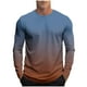 thumbnail image 2 of Amzcrzy Sudadera Para Hombre, Moda Informal, Estampado Deportivo, Manga Larga, Cuello Redondo, Blusas, Camisas, Café, L, 2 of 5