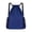 Blue, variant on Drawstring Backpack Casual Daypack Draw String Bag for Yoga Marathons Basketball Black