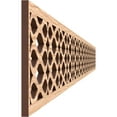 thumbnail image 3 of Ekena Millwork 46 3/8"W x 4"H x 1/4"T Somerset Fretwork Moulding, Red Oak, 3 of 13