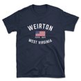 thumbnail image 1 of Weirton West Virginia Patriot Men's Cotton T-Shirt, 1 of 1