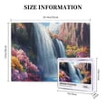 thumbnail image 5 of 500 PCS Garden Waterfall - 500 Piece Vibrant Jigsaw Puzzle,Stunningly Vibrant Colors,Classic Scenery Wooden Puzzles,500 Piece Jigsaw Puzzle For Adults Challenging Charm Puzzle For Game Night, 5 of 6
