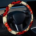 thumbnail image 2 of Seven Starred Iadybird 14.5 Inch Printing PVC Leather Car Wheel Covers Steering Wheel Covers - Auto Accessories, 2 of 6