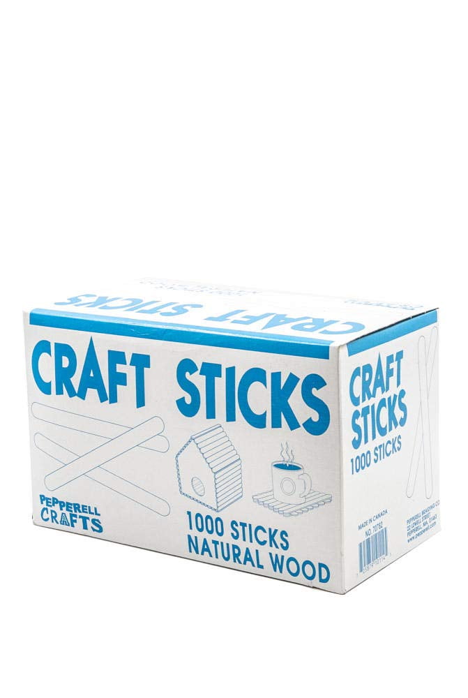 Natural Wood Craft Sticks - 1000 pieces