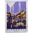 thumbnail image 3 of WETA Workshop - The Lord of The Rings Trilogy - Rivendell & Hobbiton Tea Towel 2-Pack, 3 of 3