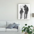 thumbnail image 3 of Trademark Fine Art 'Rhinos, Fathers Day' Canvas Art by Fab Funky, 3 of 3