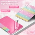 thumbnail image 4 of Fintie Clear TPU Case for 7" Kindle Paperwhite (12th Gen, 2024) & Kindle Colorsoft – Slim Transparent Back Cover with Auto Wake/Sleep, Glitter Rainbow Ombre, 4 of 9