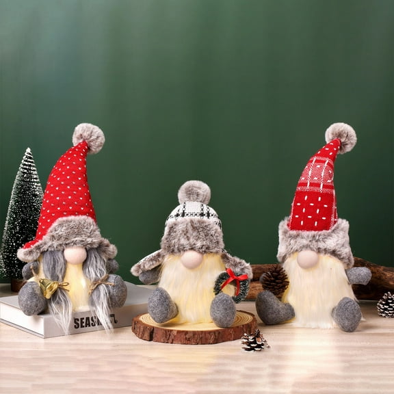 Christmas Clearance! Christmas Rudolph Faceless Doll Nordic Forest Man Plush Doll Decoration Dwarf Decoration Warehouse Sale