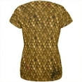 thumbnail image 2 of Halloween Battle Damage Bronze Scale Armor Costume All Over Womens T Shirt Multi 2XL, 2 of 2