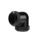 thumbnail image 4 of Conector de Tubo, PC Fitting de Refrigeración por Agua, Conector de Agua de Enfriamiento Líquido para PC, Accesorios de Refrigeración por Agua, Tubo Doble Giro Rápido 90° Codo(Negro) EOTVIA No, 4 of 8