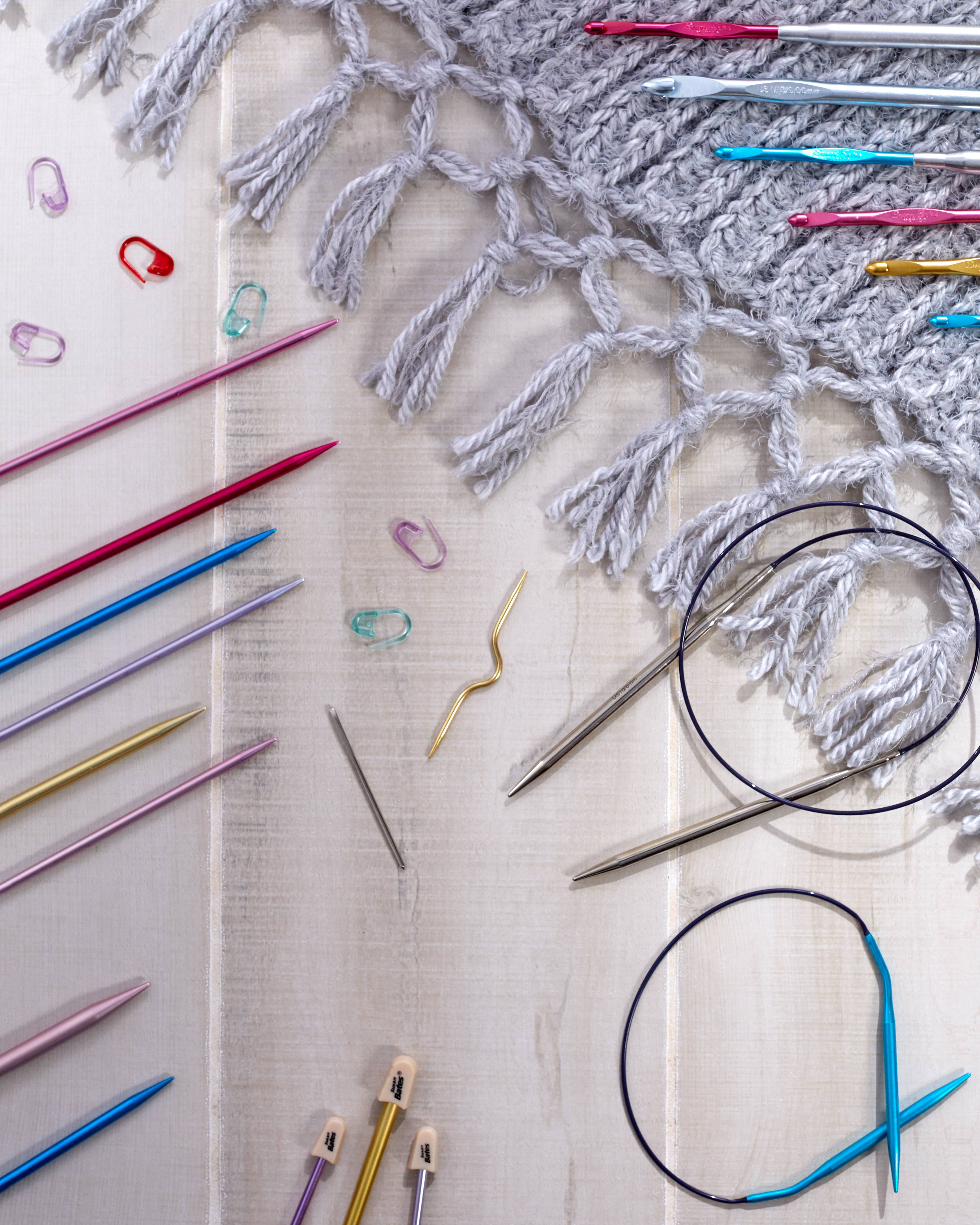 Red Heart® Learn Knitting Kit with Circular Needles