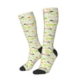 thumbnail image 2 of Fotbe Dachshund Dog Puppy print Women's Men's Novelty Crew Socks Cotton Socks Knee High Socks for Walking,Running,Nurses,Pregnancy, 2 of 9