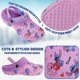 thumbnail image 4 of Forro polar de invierno para mujer, diseño Disney Stitch, color morado, 4 of 6