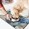 thumbnail image 2 of msiwtych Blue Color Block Pet Feeding Mats, 2 of 7