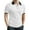 White, variant on Men's Striped Colorblock Golf Polo Shirt Short Sleeve Moisture Wicking Office Workwear Tennis Top