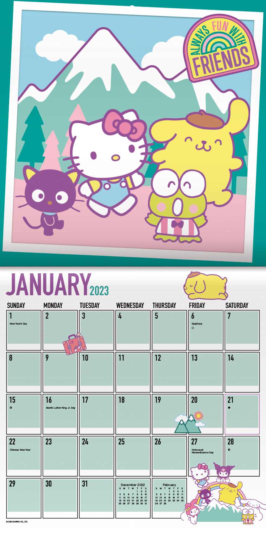 Trends International 2023 Hello Kitty Mini Wall Calendar - Walmart.com Trends International 2023 Hello Kitty Mini Wall Calendar - Walmart.com