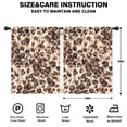 thumbnail image 2 of Blackout Kids Curtains,Leopard Print Childrens Insulated Curtains Set Of 2,Bedroom Essentials,Toddler Room Decor 42"x54"(106x137cm), 2 of 4