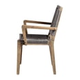 thumbnail image 4 of Seasonal Living Explorer Oceans 17" Wood Armchairs in Mixed Gray (Set of 2), 4 of 6