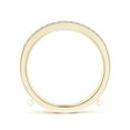 thumbnail image 2 of ANGARA Natural Double Band Diamond Engagement Ring Wrap in 14K Yellow Gold for Women (Size-1.2mm| Color-K| Clarity-I3) | April Birthstone, Anniversary, Jewelry Gift for Women | Natural Diamond Ring, 2 of 10