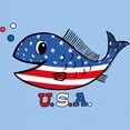 thumbnail image 3 of CafePress - American Fishy Light T Shirt - Men's Classic Graphic T-Shirt, 3 of 4