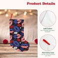 thumbnail image 4 of Vsdgher American With Lips Christmas Stockings 18 inch Large Kids Stocking Bags Hanging Socks for Christmas Decor Decorations, 4 of 7