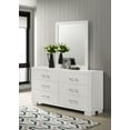 thumbnail image 2 of Jessica 6-drawer Dresser with Mirror Snow White, 2 of 12