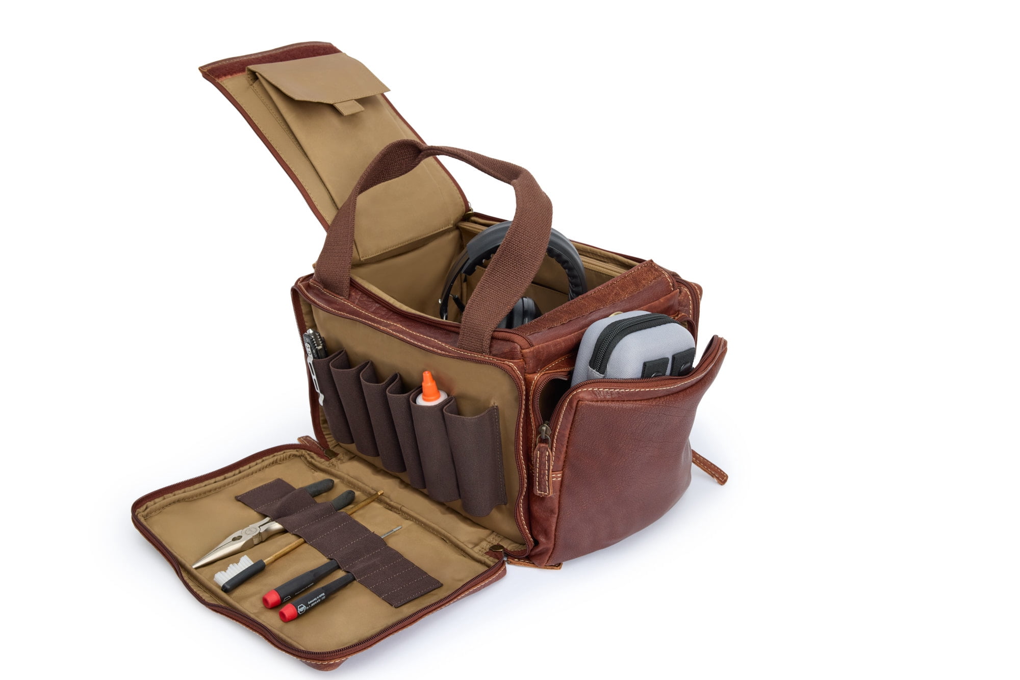 Saddle Mate Full Grain Buffalo Leather Range Bag