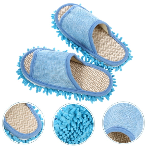 Masteelf 1 Pair Summer Slippers Household Slippers Floor Wipe Slippers Indoor Slippers