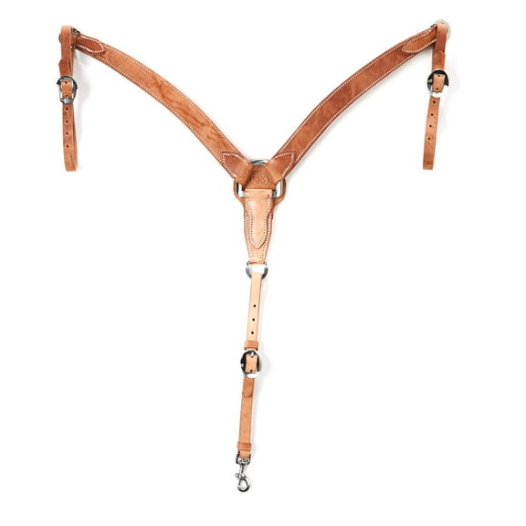 Nrs Natural Hermann Oak Leather 1 1/2" Tapered Breast Collar