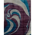 thumbnail image 1 of Ahgly Company Indoor Rectangle Abstract Purple Lily Purple Abstract Area Rugs, 4' x 6', 1 of 6