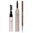 thumbnail image 2 of Three- To Off Easy Eyebrow Makeup Take Not Eyebrow Waterproofs Eyebrow Three-In-One Set Pencil And Gel Eyebrow Pencil, Eyebrow White, 2 of 9