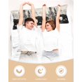 thumbnail image 3 of Brown Bear Satin Pillowcase for Hair and Skin with Zipper, Soft Breathable Cooling Silk Pillow Cases, Retro Forest Nature Tree Silhouette Mountain Body Pillow Covers Bed Pillows 20"x54", 3 of 6