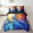 thumbnail image 2 of Homewish Colorful Angel Wings 7-Piece Twin Bedding Sets,Cute Cartoon Girl Bedding Comforter Set,Modern Aesthetic Artistic Sheet Sets For Boyskids,Breathable Home Decor Reversible, 2 of 8