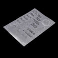 thumbnail image 4 of ubber Stamp Seals Hoja de letras con patrones de dibujos animados Álbum de fotografía adhesivo para bricolaje perfecl  Sellos de silicona de letras, 4 of 8