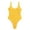 Yellow, variant on Xijirk One Piece Swimsuit Women,Solid Fluorescent Crepe Ribbed Jumpsuit Swimsuit Classic Suits for Beach and Pool Occasions,Womens Swimsuits,Purple,S