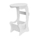 thumbnail image 4 of Mesa auxiliar, mesita de noche pequeña con espacio de almacenamiento, mesita de noche moderna, mesa auxiliar redonda, para sala de estar, dormitorio, Hueco del gato, 4 of 8