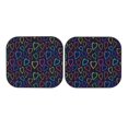 thumbnail image 7 of Xecao Colored Hearts for Foldable Car Sun Shades (2-Pack) offer sun protection with an easy-fold design for convenient windshield shading., 7 of 7