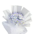 thumbnail image 3 of Ramo de tulipanes artificiales Kit de ramo de tulipanes DIY Arreglo floral elegante para Púrpura, 3 of 9