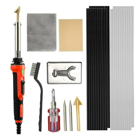 

100W Plastic Welding Kit Temperature Control with Indicator for DIY Car Bumper Dashboard Kayak Canoe Repair Tool US Plug