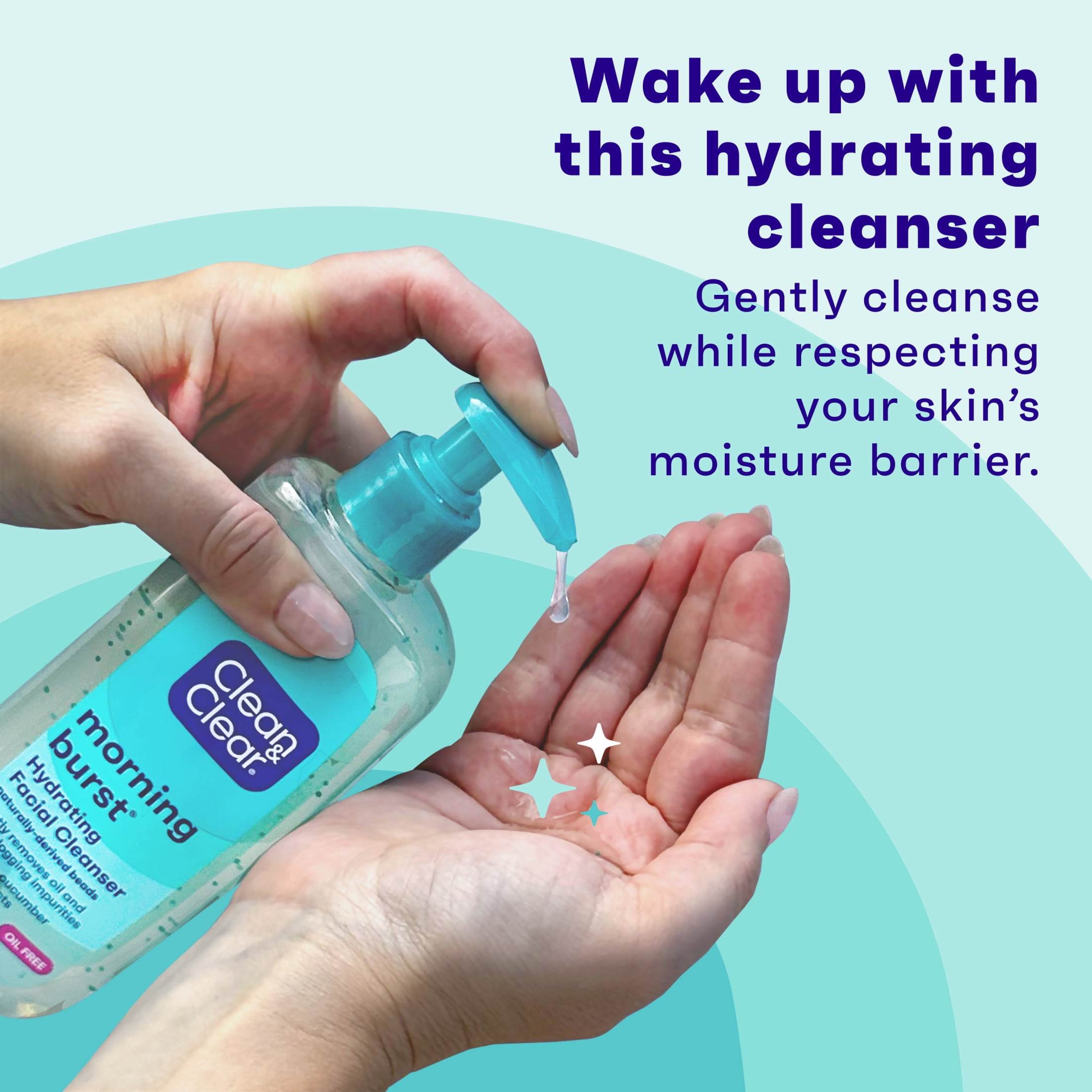 Clean & Clear Morning Burst Oil-Free Hydrating Face Cleanser