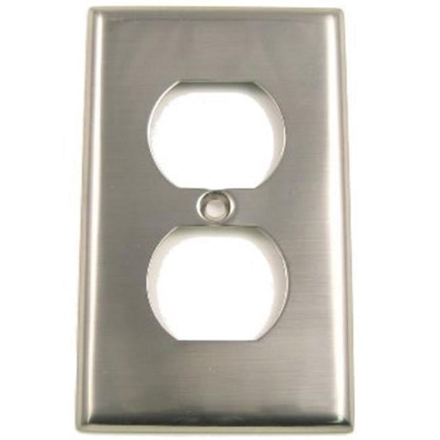 Rusticware 783SN Satin Nickel Single Receptacle Switch Plate
