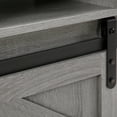 thumbnail image 4 of Dovelina TV Stand with Sliding Barn Door, 65” TV Entertainment Center, Grey, 4 of 12