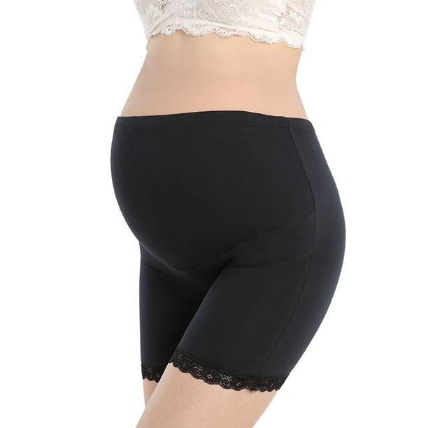 Wisremt Pregnant Women Panties High Waist Lift Belly Lace Safety Pants