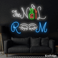thumbnail image 4 of Craftnamesign The Nail Room Neon Sign, Nail Studio Decor, Nail Shop Signs, 4 of 4