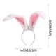 thumbnail image 2 of Diadema de Pascua con Orejas Flexibles | Ideal para Fiestas de Disfraces Infantiles y de Adultos | Accesorio para Disfraz de Conejito | Ligera y Cómoda | Blanca | 38 X 14 X 3 Cm, 2 of 7