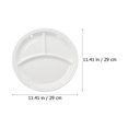 thumbnail image 3 of 1Pc Children Meal Plate Versatile Food Tray Ceramic Food Plate Home Accessory, 3 of 5