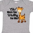 thumbnail image 4 of Inktastic Oh Were You Waiting for Me with Baby Giraffe Boys or Girls Baby Bodysuit, 4 of 5